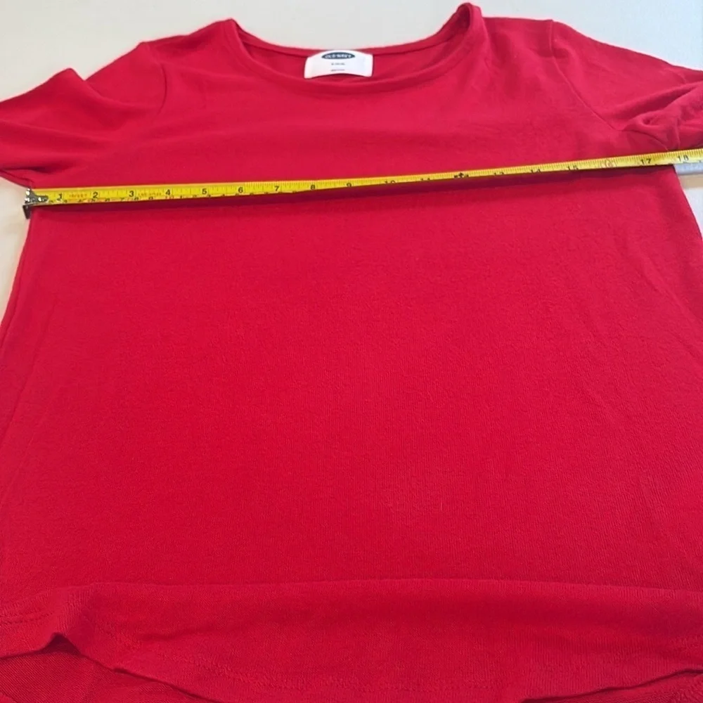 Old Navy - Girls long sleeve sweater | shirt - size XL (14-16).  Red